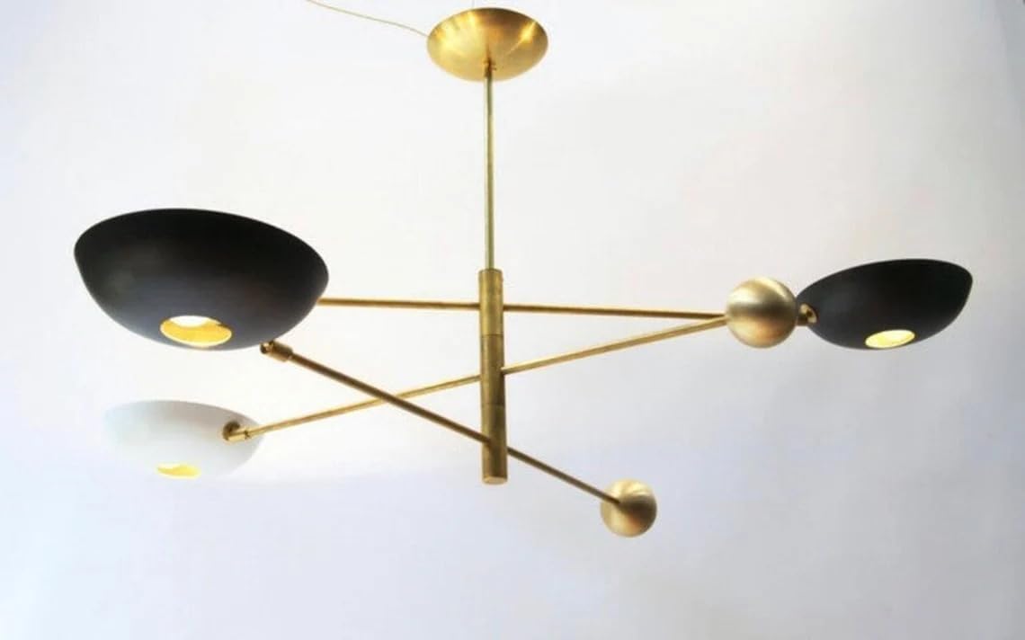 The Nautical Decor Handmade 3 Light Pendant Ceiling Light Chandelier Hand Made Mid Century Modern Light