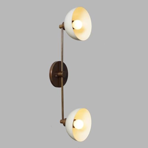 The Nautical Decor 2 Arm Wall Light Modern Brass Lamp Sconce Bolivar, Flush Mount Low Ceiling Light Lamp Bathroom Vanity Wall Sconce Light Hallway Passage