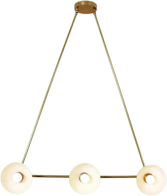 The Nautical Decor Handcrafted Statement Bolivar Ceiling Light 6 Light, Modern Industrial Chandelier Contemporary White Shade