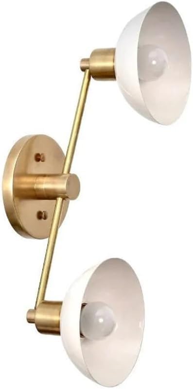 The Nautical Decor 2 Arm Wall Light Modern Brass Lamp Sconce Bolivar, Flush Mount Low Ceiling Light Lamp Bathroom Vanity Wall Sconce Light Hallway Passage