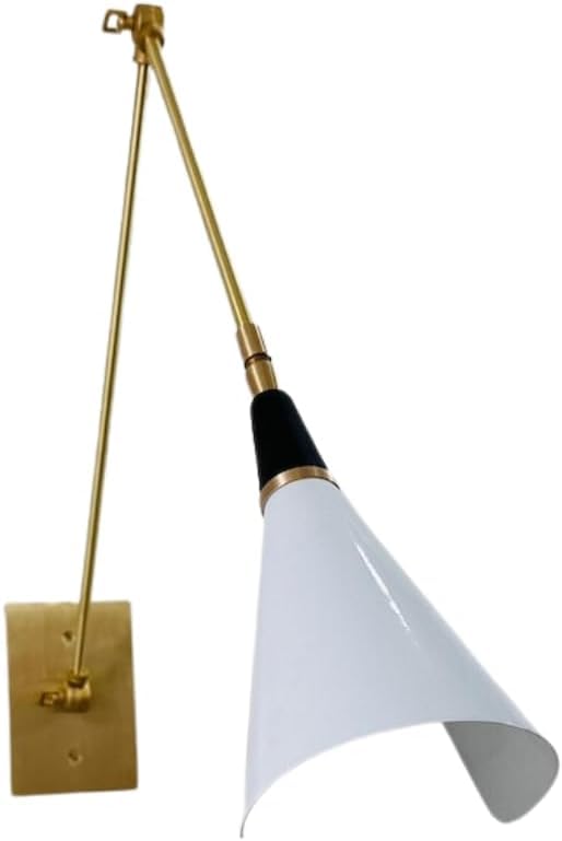 Die nautische Dekoration, wunderschöner Messing-Wandleuchter, modern, handgefertigt, Vintage-Stil, SCICCOSO-Messing-Wandlampe, Messing-Wandleuchte aus der Mitte des Jahrhunderts 