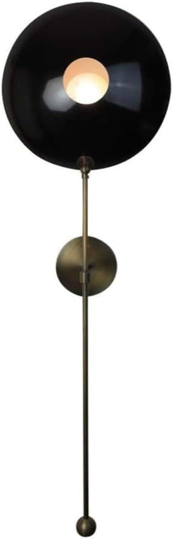 The Nautical Decor Pair of Modern Design PoP Wall Sconce in The Style of Stilnovo Italian Wall Lamp Brass Wall Fixture