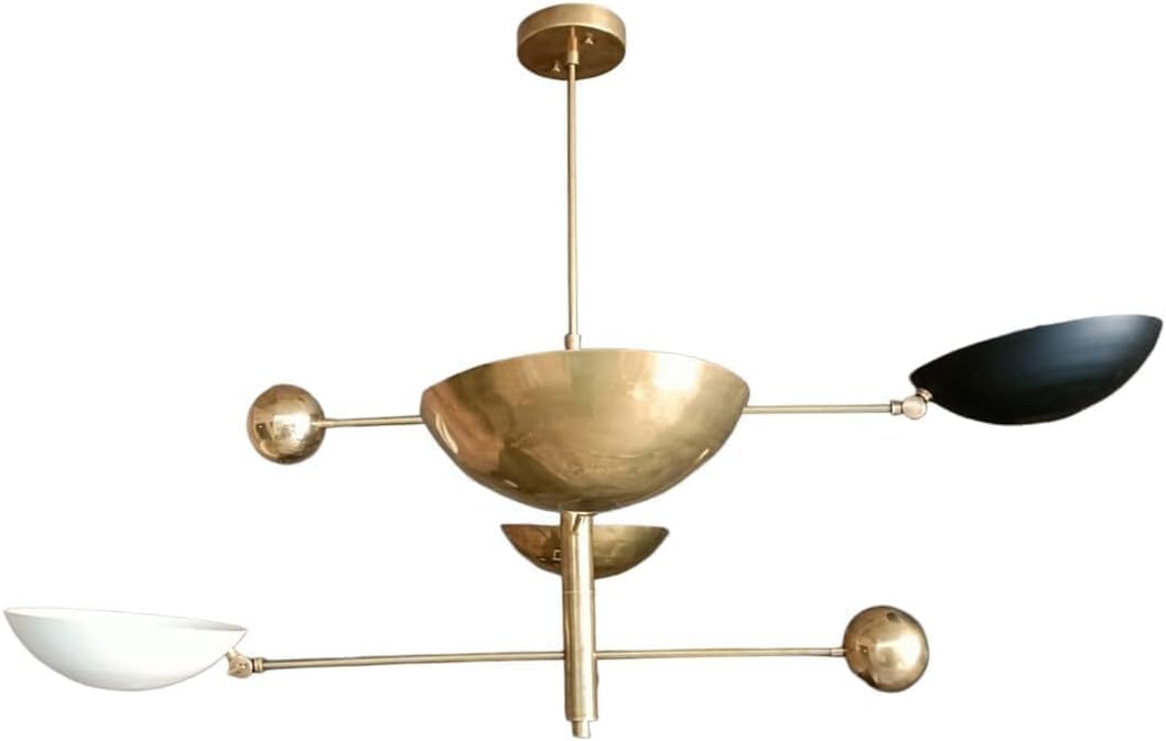 The Nautical Decor 4 Chandelier Light Mid Century Modern Brass Sputnik Chandelier Beautiful Light Fixture Light