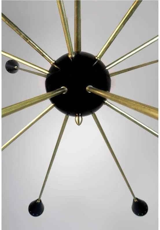 The Nautical Decor 16 Light Mid Century Chandelier Sputnik Light Hand Made Raw Brass Style Chandelier Ceiling Chandelier Brass Fixture