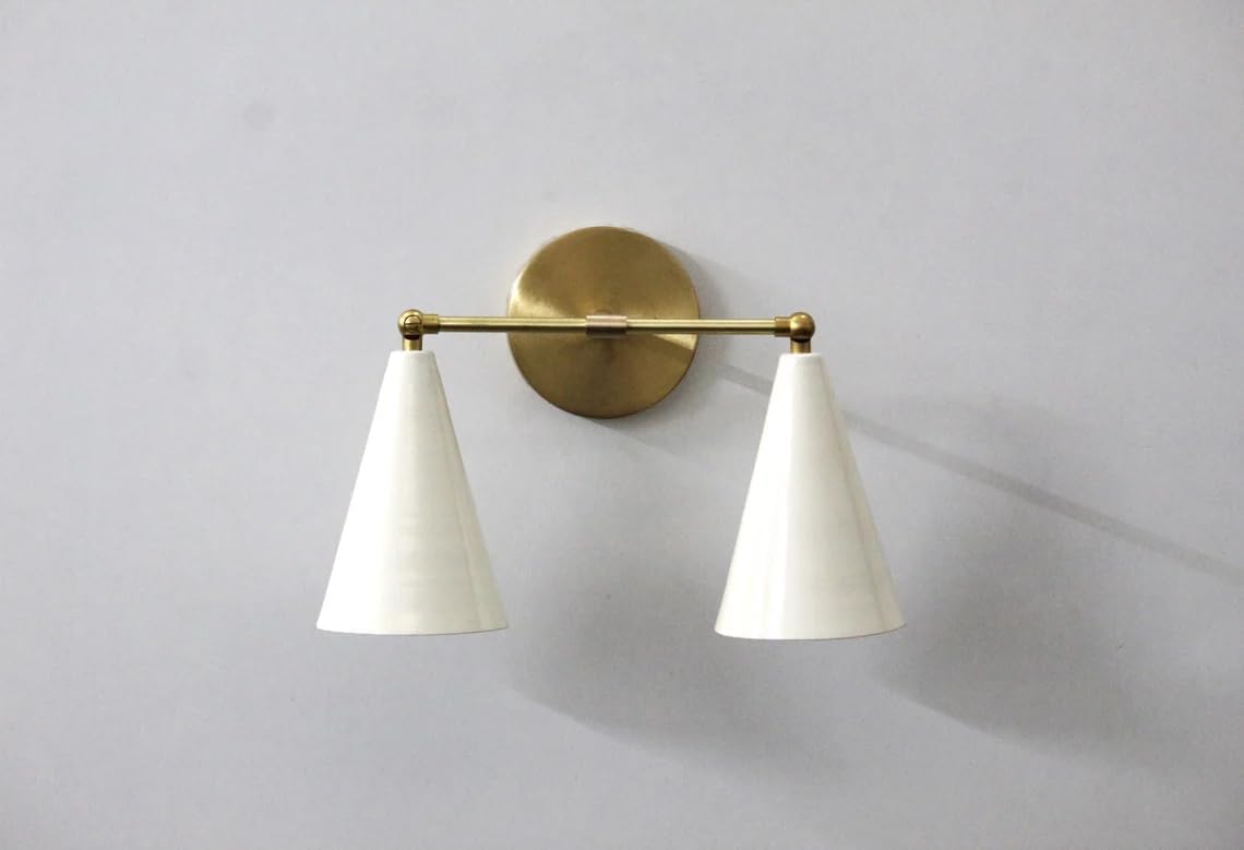 The Nautical Decor Handcrafted Mid Century Modern Brass Wall Lamps Inspired Designs