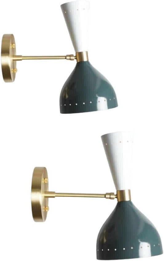 The Nautical Decor Wall Sconce Pair of Wall Fixture Lamps Stilnovo Sputnik Wall Sconce Lights