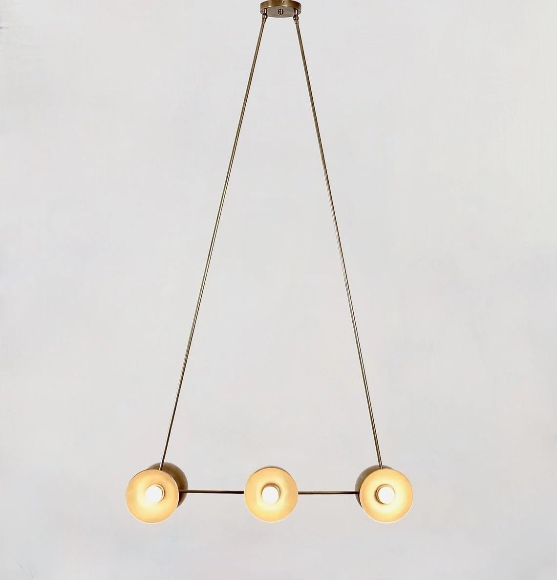 The Nautical Decor Handcrafted Statement Bolivar Ceiling Light 6 Light, Modern Industrial Chandelier Contemporary White Shade