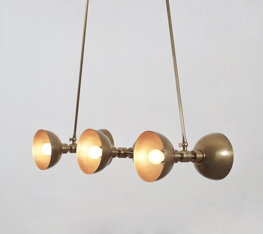 The Nautical Decor Handcrafted Statement Bolivar Ceiling Light 6 Light, Modern Industrial Chandelier Contemporary